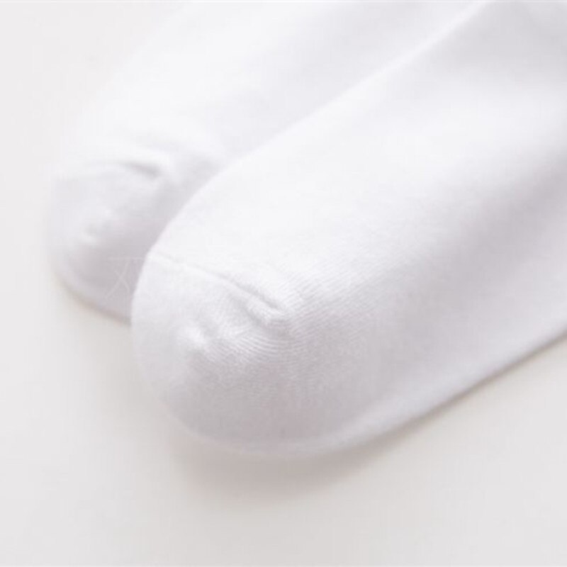 5 Pairs Baby Socks Boys Girls White Thin Socks Cotton Soft Newborn Children Comfortable Sock Kids Students School Sport Clothes