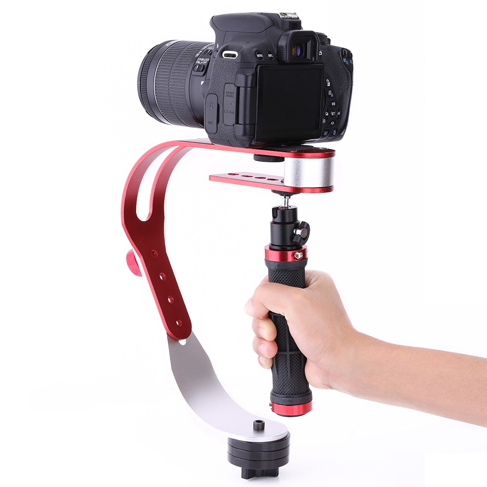 Professionele Handheld Video Stabilizer Dv Camera Hand Grip Stabilisator Ondersteuning Mount Houder Voor Dslr Camera