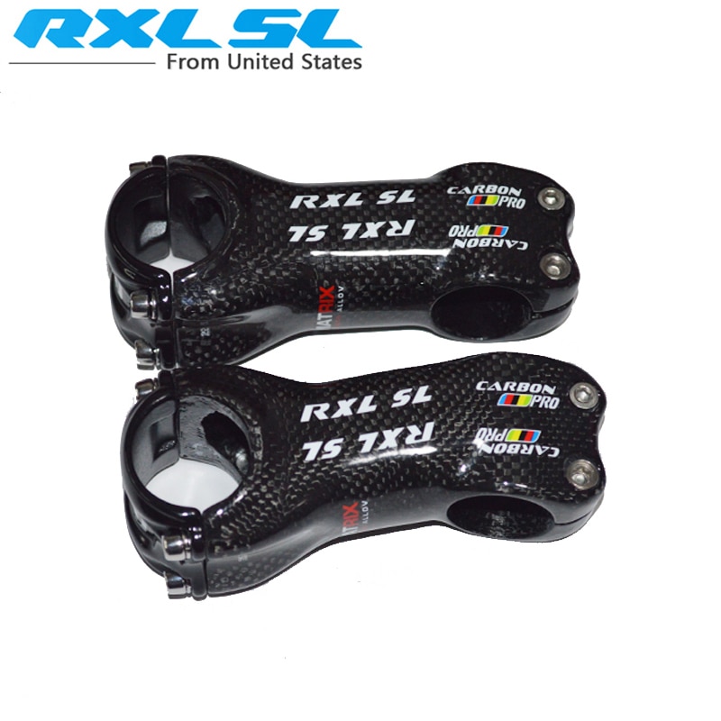 Carbon stuurpen fietsstuurpen racefiets mtb stuurpennen rxl sl fietsstandaard 6 /17 graden 3k glanzend zwart 70/80/90/100/110/120/130 jl8826