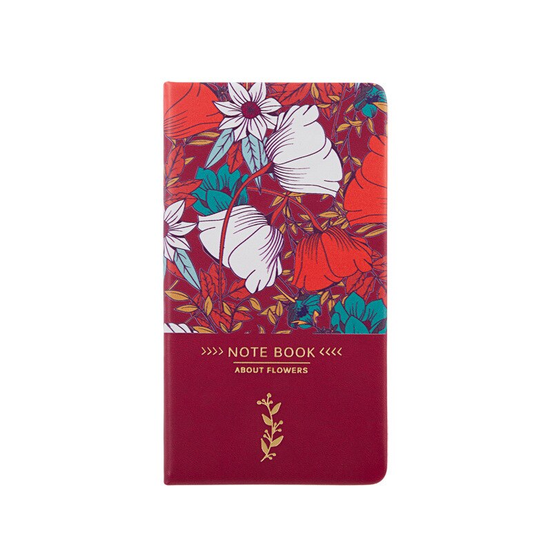 Flower Agenda A6 Diary Annual Plan Notebook Kawaii Portable Journal Monthly Weekly Planner School Office Supplies Stationery