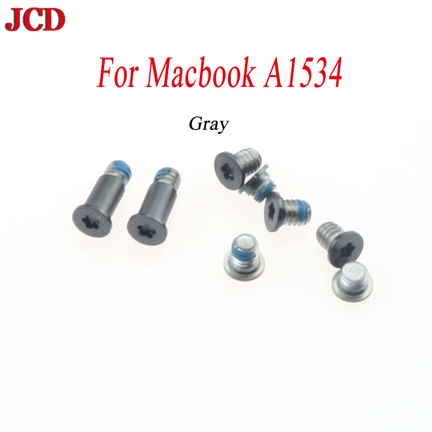 JCD Laptop Bottom Case Screw For Macbook Pro Retina A1278 A1286 A1297 A1398 A1425 A1502 MC975 MC976 MD212 set screw A1706 A1534: Grey