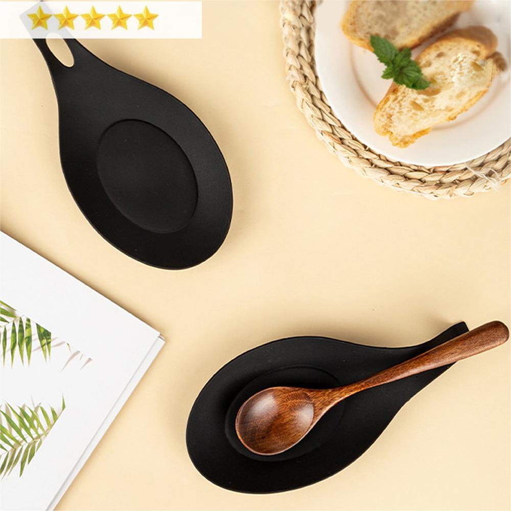 Support de spatule repose-cuillère en Silicone, résistant à la chaleur, plateau de napperon, outils de cuisine, offre spéciale