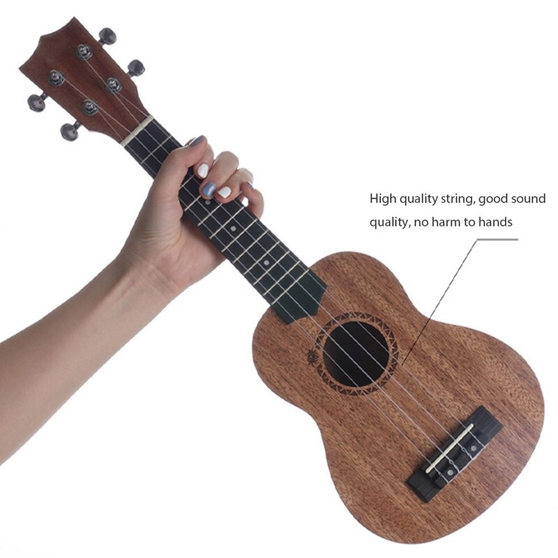 21 Inch Ukulele Tenor Sopraan Mahonie Palissander 4 Strings Hawaiian Gitaar Ukulele Tas Muziekinstrumenten