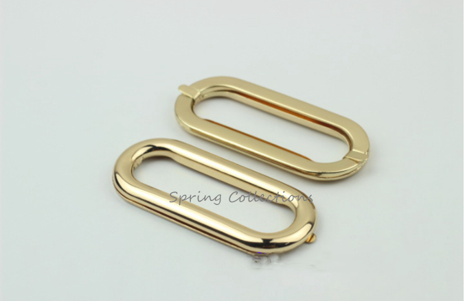 Ilhós de ilhó tipo oval interno 75/88mm com revestimento de superfície, ilhó para bolsa, acessórios de hardware de couro com 10 tamanhos