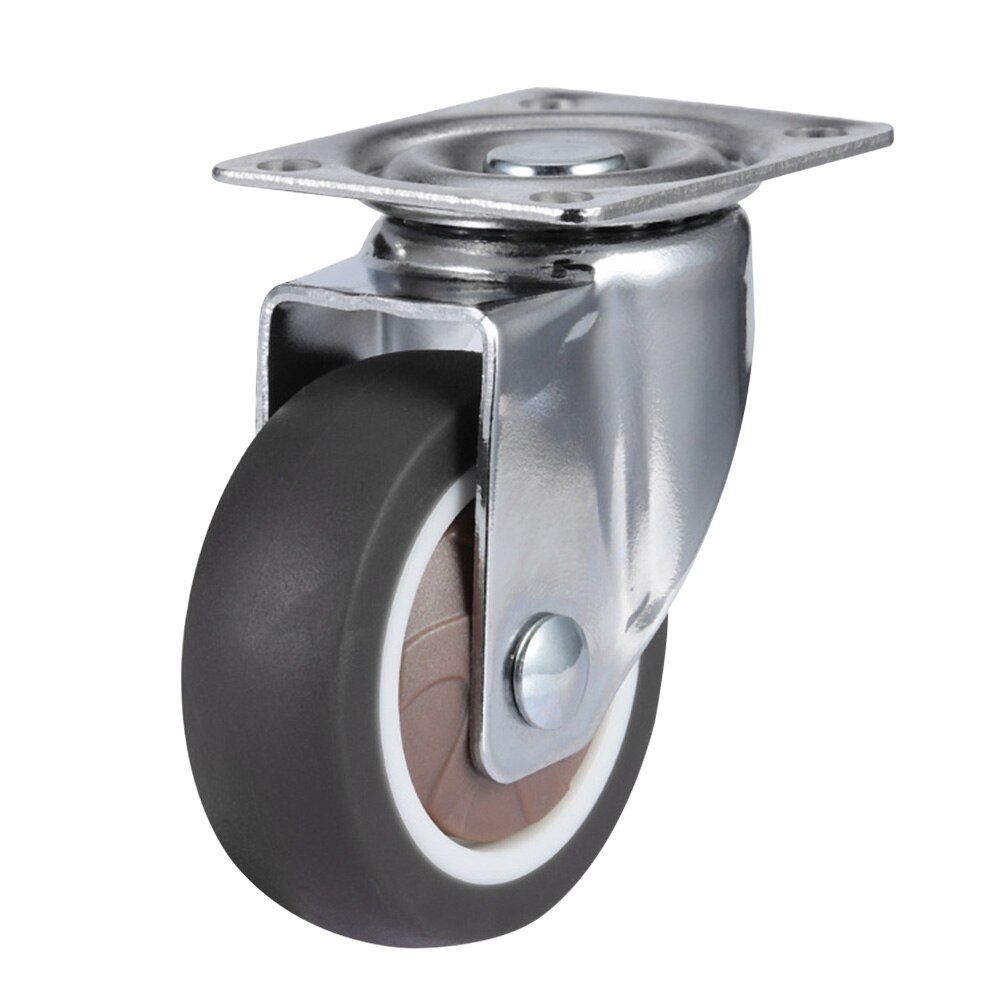 Silla de oficina de freno de rueda Universal rueda muebles de mudo giratoria pesado antideslizante de caucho: 1,0 pulgadas / Activity Wheel