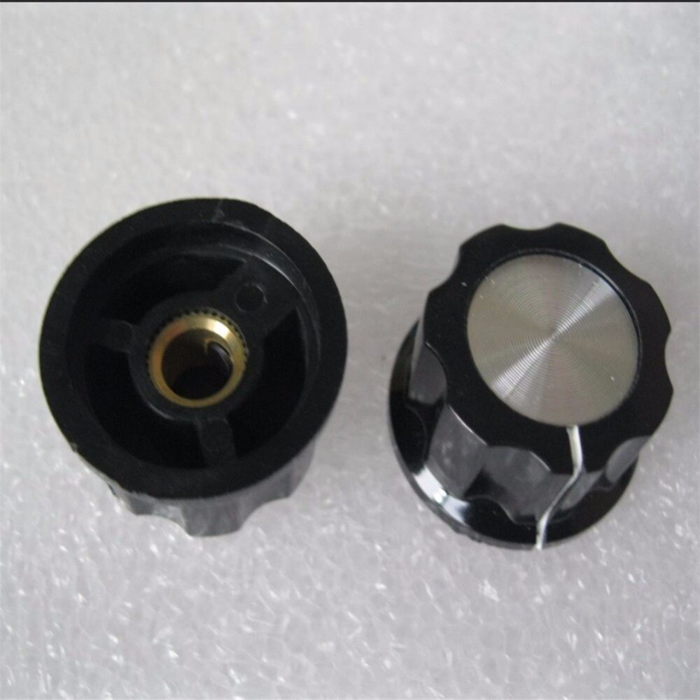 2 uds RV30YN20S B103 3 W, 10K ohm resistencia ajustable de Un solo anillo potenciómetro de película de carbono + 2 uds perilla A03 + 2 uds diales