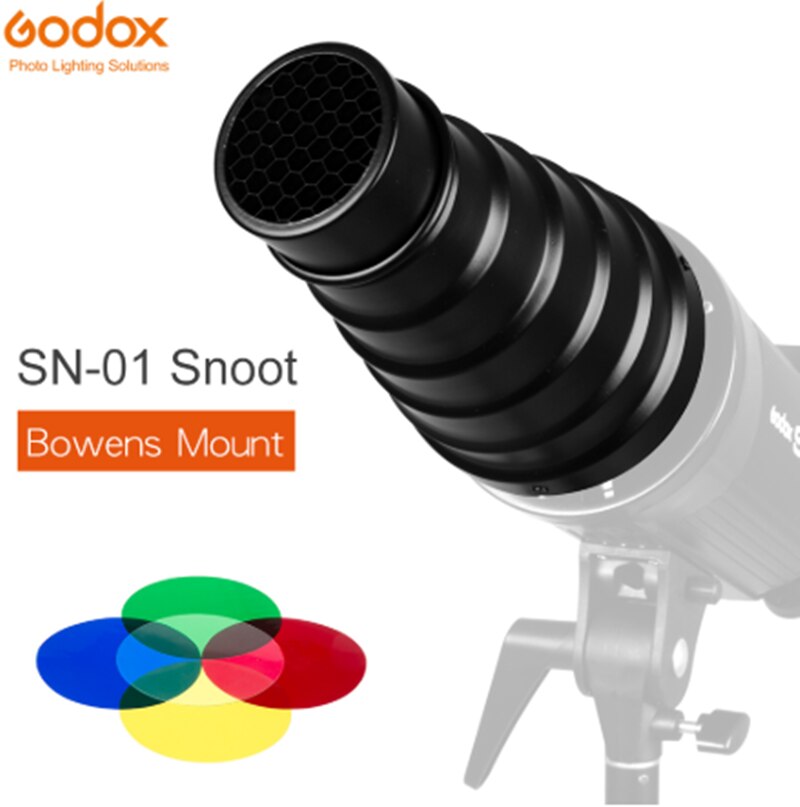 Godox SN-01 Bowens Mount Grote Snoot Professionele Studio Licht Fittings