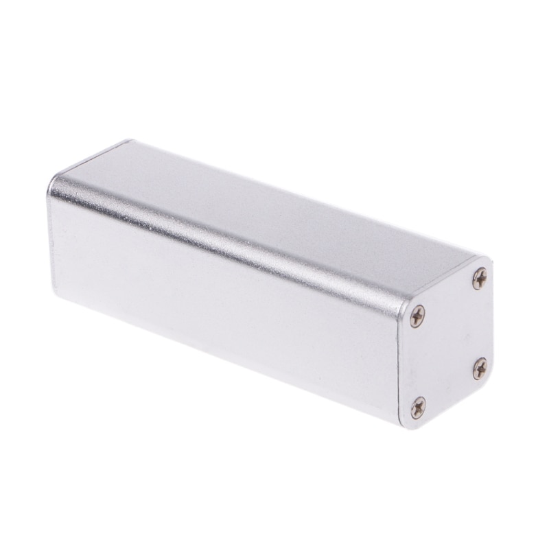 DIY Extruded Electronic Project Aluminum Enclosure Case Black 100x32x32mm