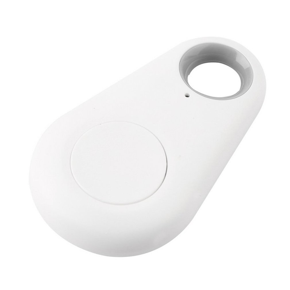 Mini Bluetooth 4.0 GPS Traker Waterdrop Locator Portable Anti-lost Key Finder Pet Tracker Two Way Alarm Anti-Theft Device: White