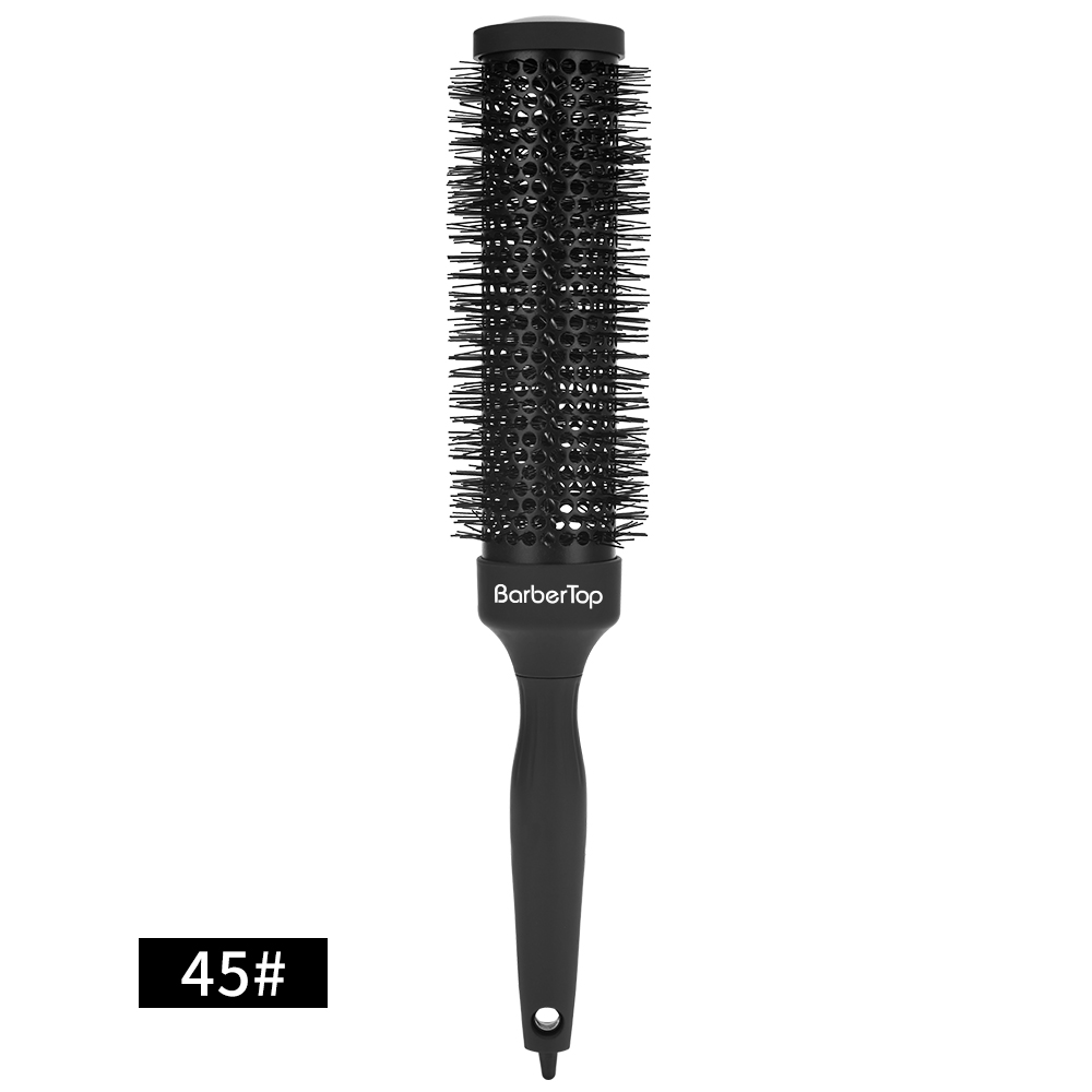 35cm Extra Long Hair Roller Brush Salon Blowout Styling Heat Resistant Volumizing Hair Salon Use Accessories Roll Comb: Red