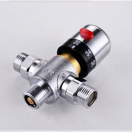 Brass Thermostatic Shower Mixer Valve - Mixer for shower head or bidet sprayer 11-081