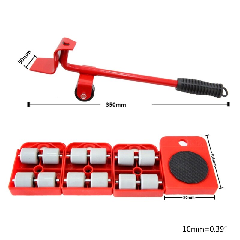 5 In 1 Moving Device Portable Heavy Lifting Device Furniture Moving Device Move R9JC