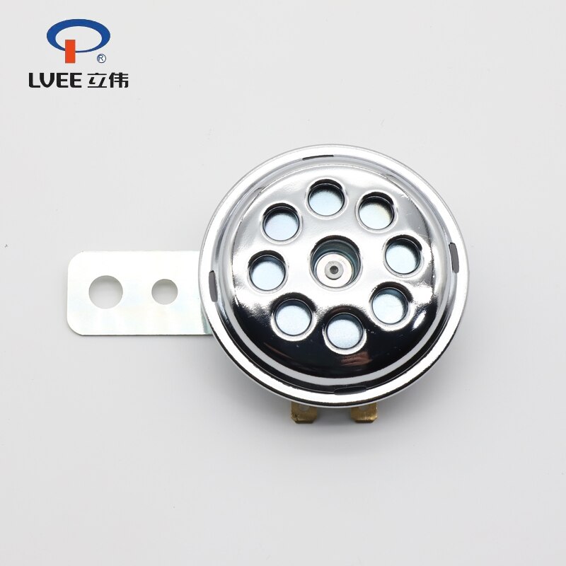 LVEE DL70 serie 6V 12v 48V 60V bocina de motocicleta bocina eléctrica Universal impermeable 12V 105db Moto bicicleta Motor Scooter sonido fuerte: Descolorido