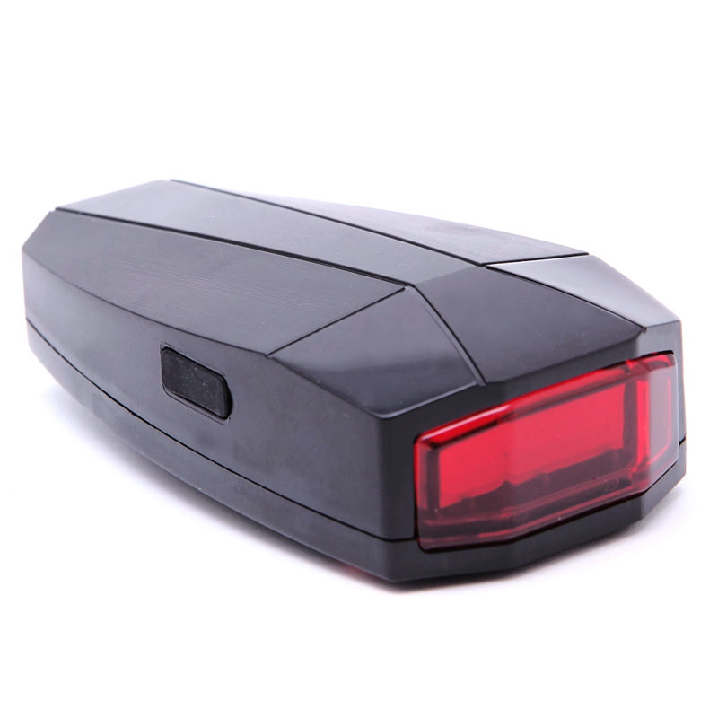 4 In 1 Anti-theft Bike Security Alarm Wireless Remote Control Alerter Taillights Lock Warner Waterproof Bicycle Lamp