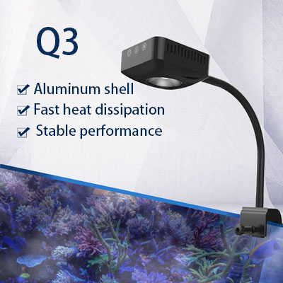 110-220V Aquarium Licht Q3 Volledige Spectrum Zeewater Koraal Aquarium Led Smart Switch Kleine Aquarium Aquarium led Clip Licht