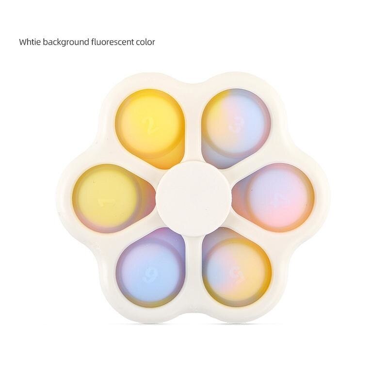Pop Fidget Spinner Simple Dimple Novelty Finger Spinner Toys Fidget Popit Flip Sensory Office Desk Toys Stress Release Dropshipp: 01