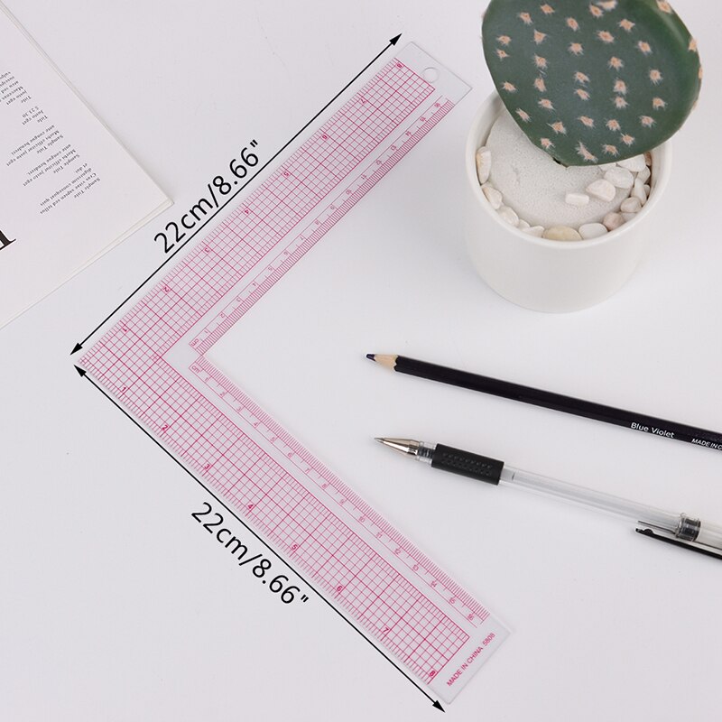 Sewing Patchwork Quilting Ruler Plastic Garment Cutting Craft Scale Rule Drawing Supplies Sewing Accessories