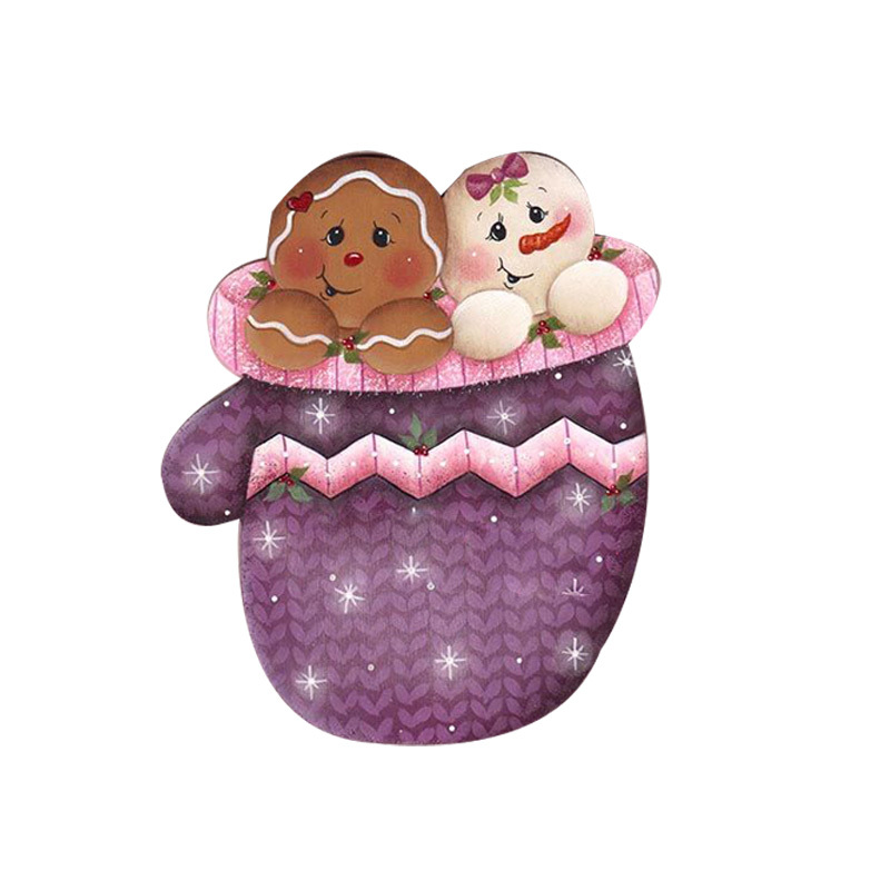 Gember Winter Handschoenen Metalen Stansmessen Kerst Fustelle Scrapbooking Sterft Embossing Papier Card Craft