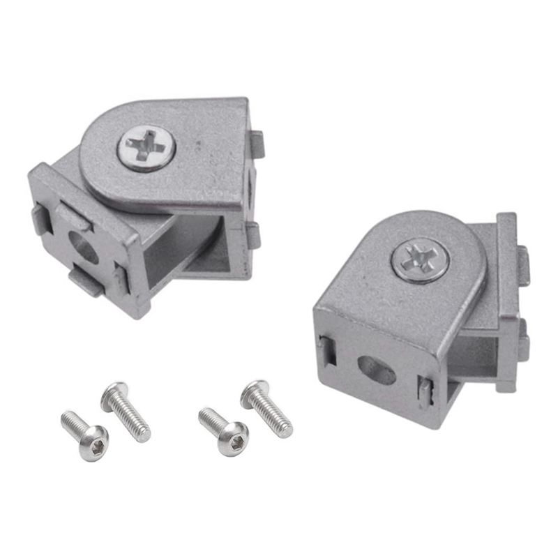 5Pcs Zinc Alloy Pivot Joint for Aluminum Extrusion Profile Series, Flexible Pivot Joint for Aluminum Profile