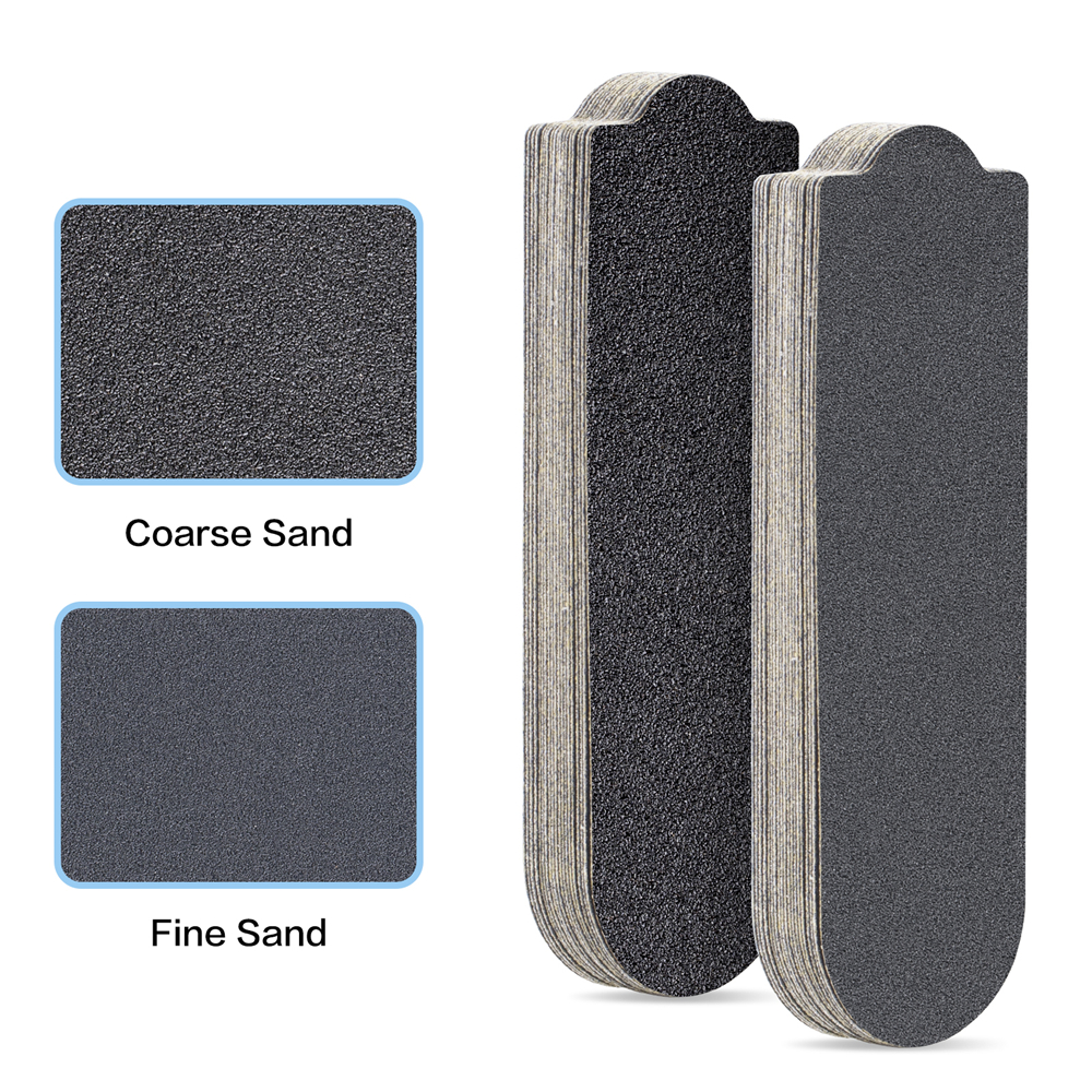 20 Stks/zak Voetvijlen Schuurvervangers Voor Pedicure-Voetvijlen Voetverzorging-Gereedschapsbestand-Eeltverwijderaar Dode Huid Voetrasp Bijvullen