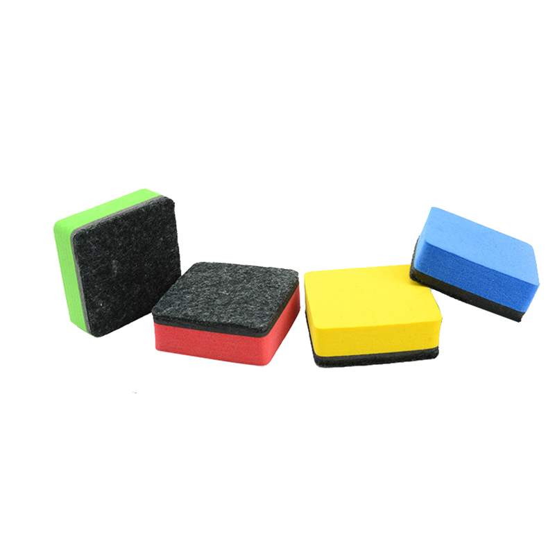 1 pièces couleur aléatoire magnétique tableau blanc gomme Kawaii effaçable tableau noir nettoyant mignon éponge blanc tableau marqueur craie gommes