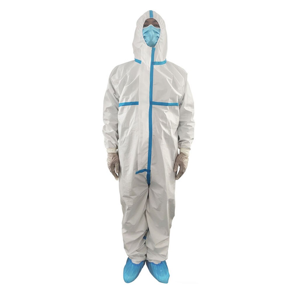 Disposable Protective Clothing Hooded Waterproof Bacillus Laboratory Epidemic Isolation Work Clothes