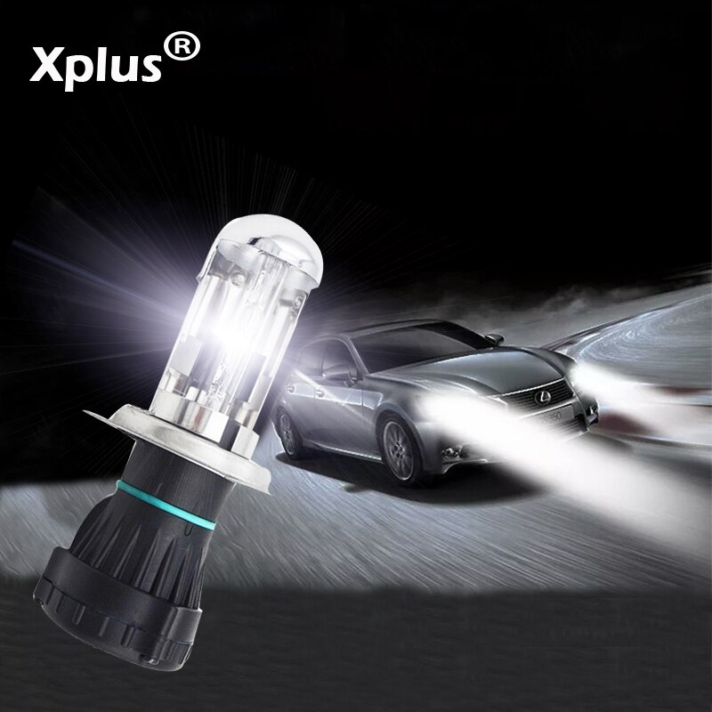 Xplus H4 HID Bi-Xenon Bulb 6000k 8000k H4h/l 12V 35W55W H4 Replacement Headlight Lamp 3000k 4300K 5000K 12000k for car headlight