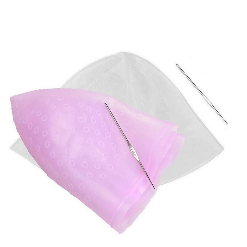 Hair salon Magicap Cap Silicone Thicken Pick up Dye Hair Coloring Cap Hair Styling tools