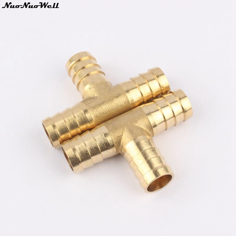 2pcs/Bag 16*16mm T-Junction T Brass Fitting Water Connection Water Pipe Fitting Metal Tee connectors