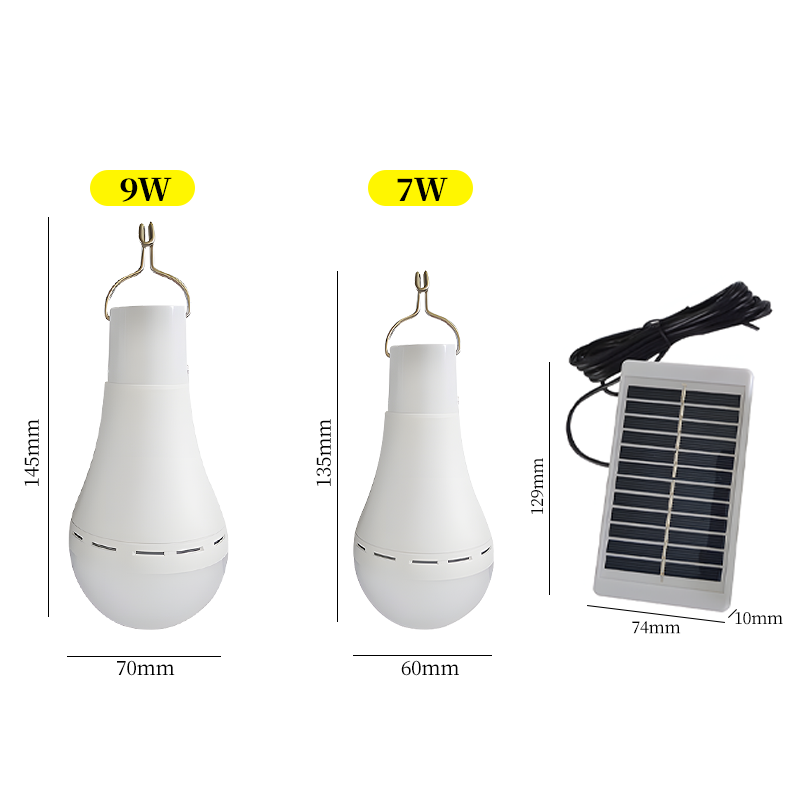 Luz Solar colgante IP68 impermeable con carga USB, lámpara alimentada por luz Solar de emergencia, luces para tienda de campaña al aire libre, luz de emergencia