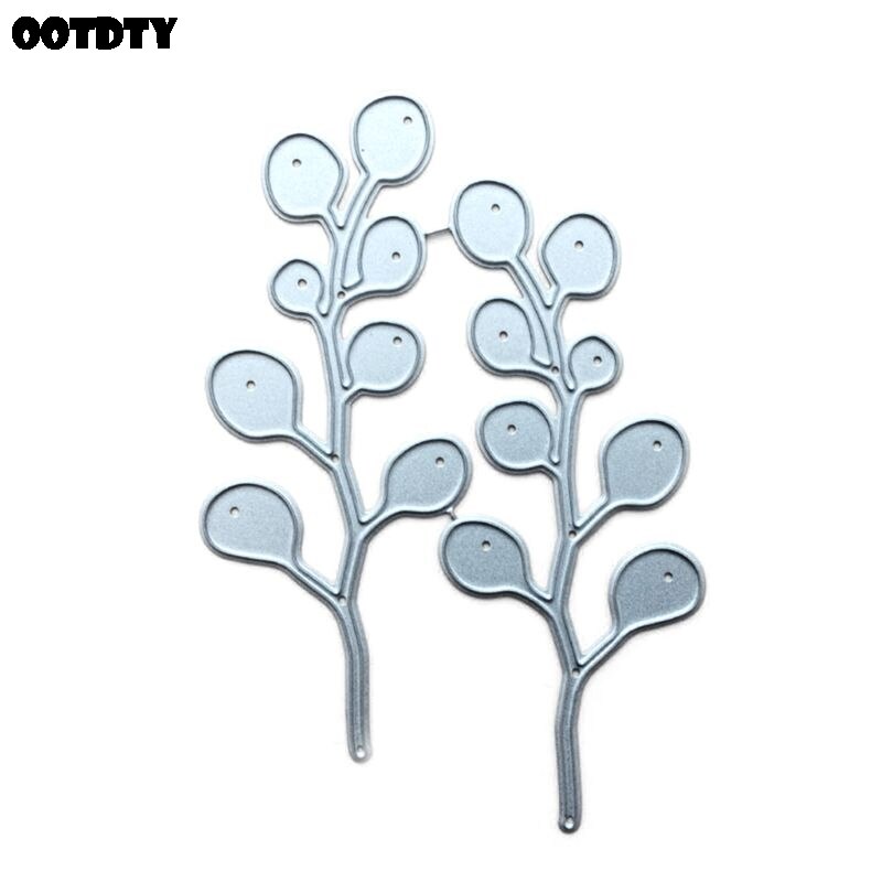 Tre blader metall kutte dør sjablong scrapbooking diy album stempel papir kort: 3