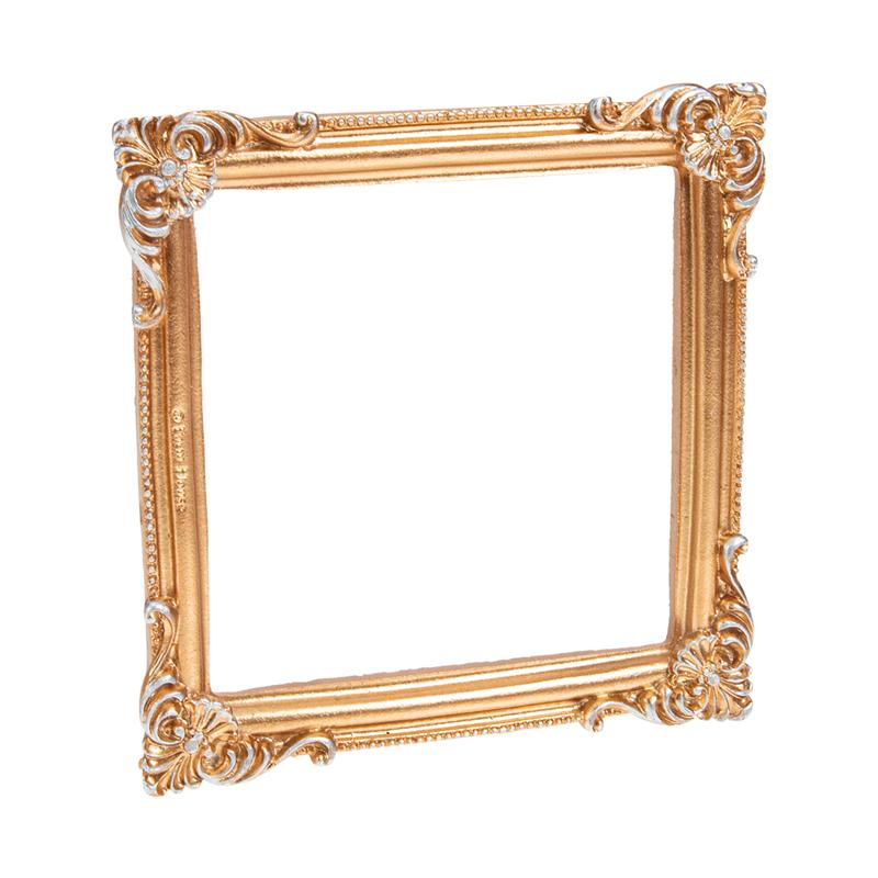 11x11cm Photo Frame Prop Decorative Resin Picture Frame Retro Picture Frame Prop