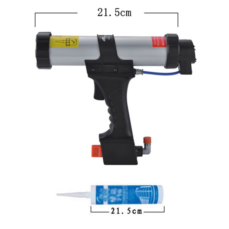 1PC Handheld Pneumatic Glue / Squeeze Gun 310-600ml Capacity Selectable Pneumatic Silent Work Silicone Gun Tools