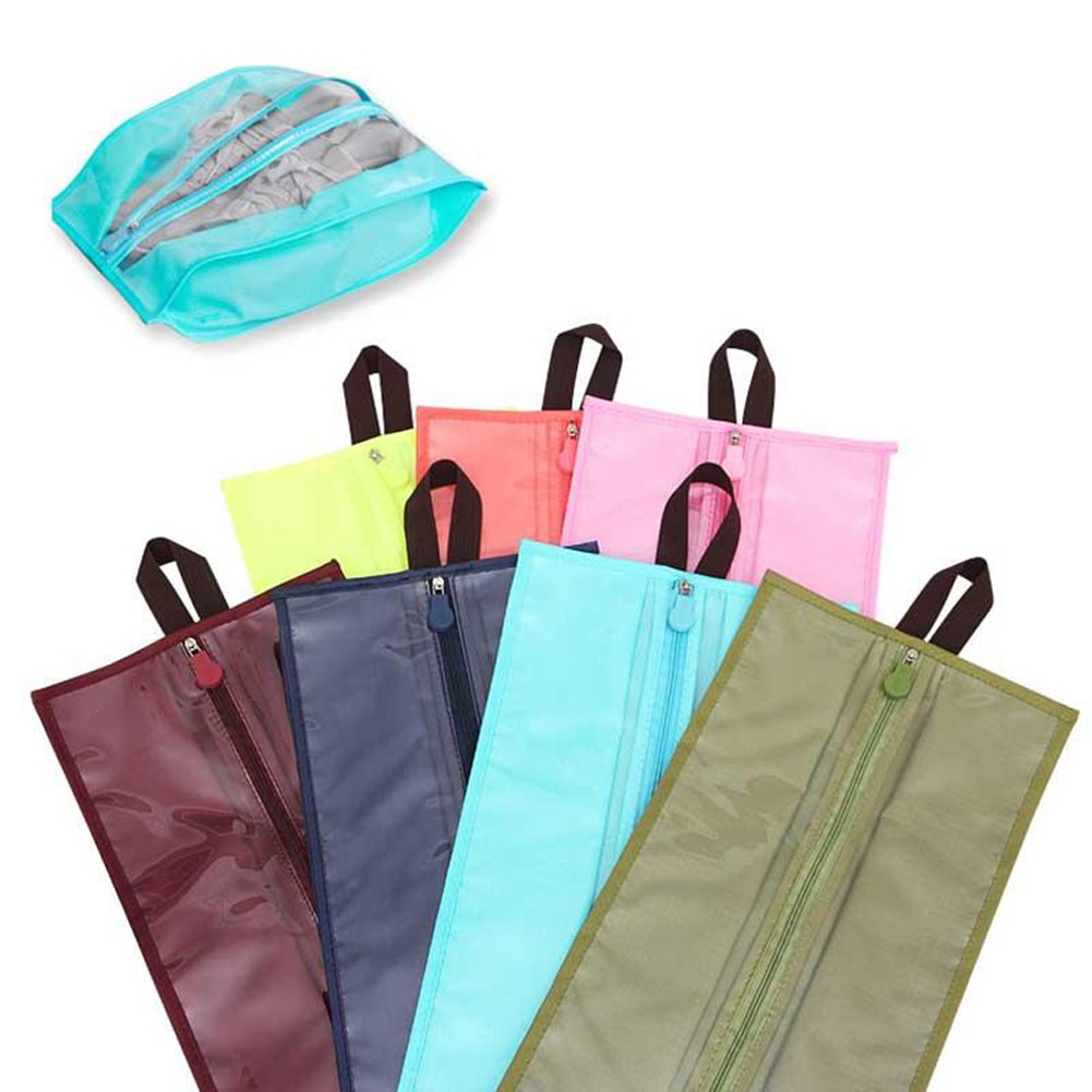 Waterproof Shoes Bag Travel Portable Shoe Storage Bag Organizer Dust Bags Zipper Dustproof Shoes Storage Pouch