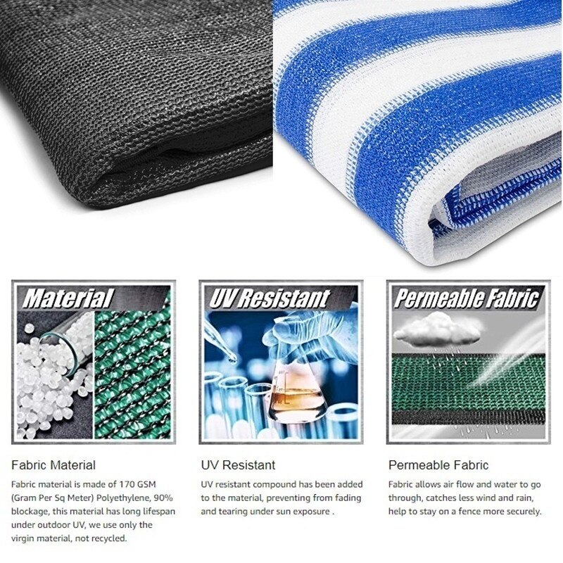 Filet d'ombre protection solaire Net bord boucle cour ombre filets toit balcon usine bâtiment isolation filets cryptage épaississement
