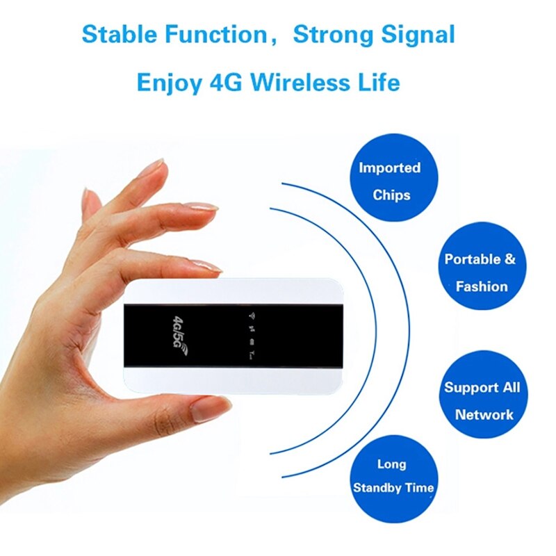 4G WIFI Portable Router M10-L Sim Card Slot Car Wireless Router 3000Mah