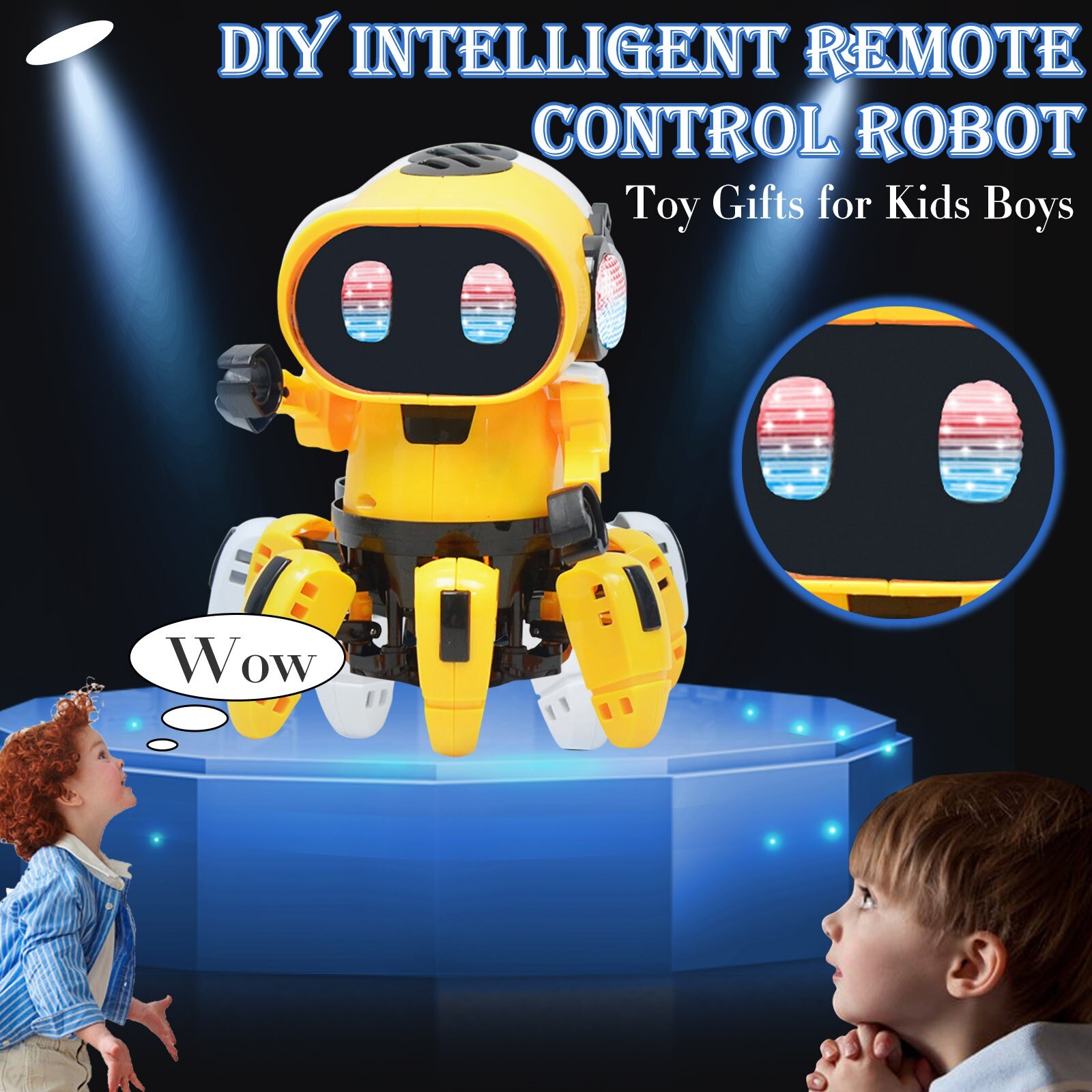 Children's Toy Electric Robot Multi-function Intelligent Dance Robot Music Light Toy Best Interactive Child Birthday D23#