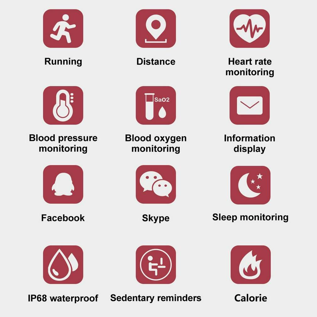 Misuratore di pressione sanguigna M3C Braccialetto Intelligente Di Misurazione della Frequenza Cardiaca Pedometro Impermeabile e resistente tutto'usura sport Braccialetto per androide Mela