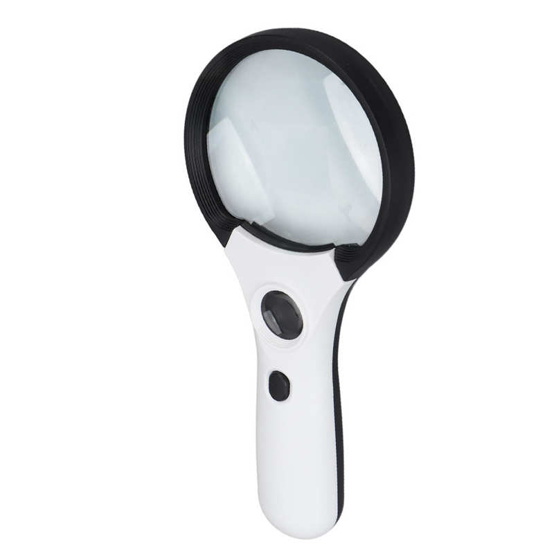 3X Magnifying Glasses LED Magnifying Glass 4 LEDs for Reading