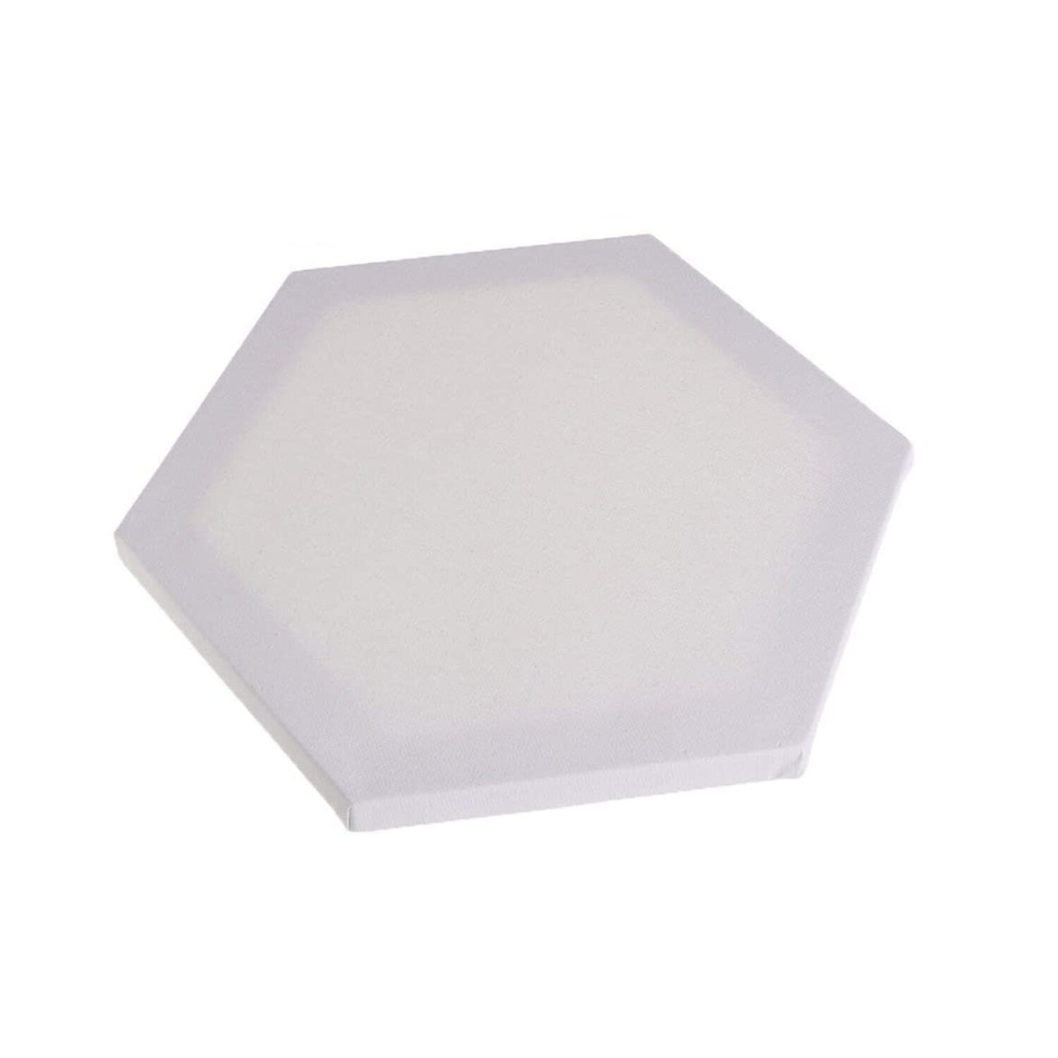 50/60cm Drawing Painting Stretched Cotton Artist Canvas Panel Board with Frame for DIY Acrylic Canvas Oil Painting Acrylic Paint: 50CM Hexagon