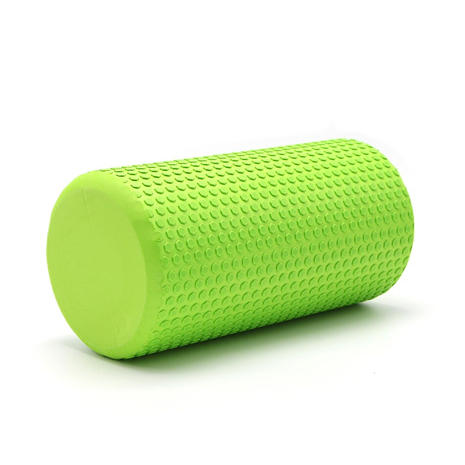 Yoga Pilates Yoga Block Pilates EVA Foam Roller Massage Roller Muscle Tissue Fitness Gym Yoga Pilates Workout Fitness Exercise: Green30 x15