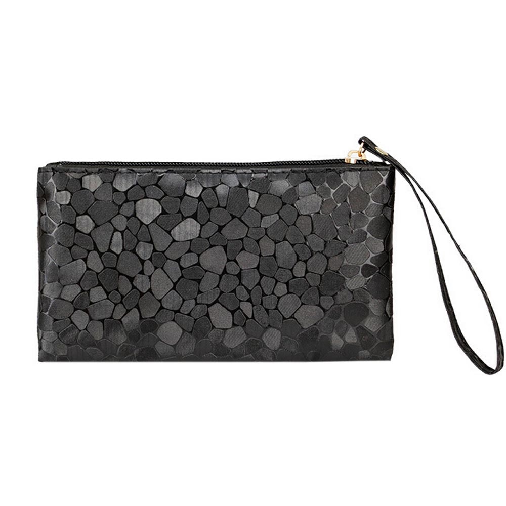 Monedero de piel para mujer, moderno, sencillo, con de piedras, Vintage, 6