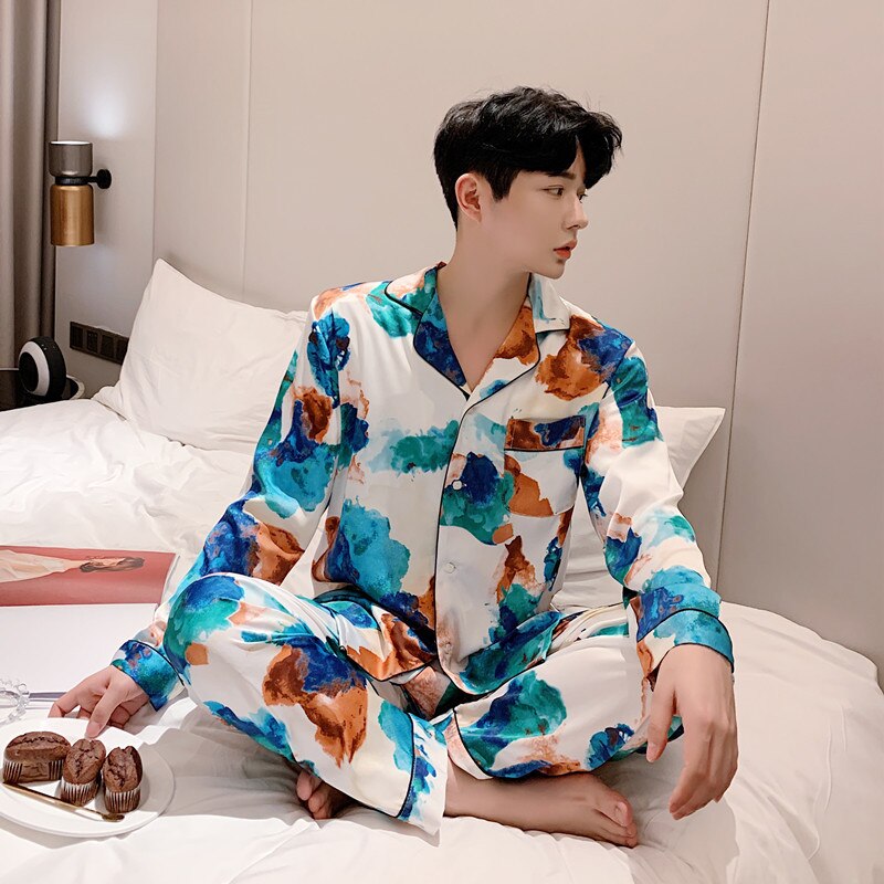 kolipajam Ensemble de pyjama assorti pour couples 100 % flanelle de