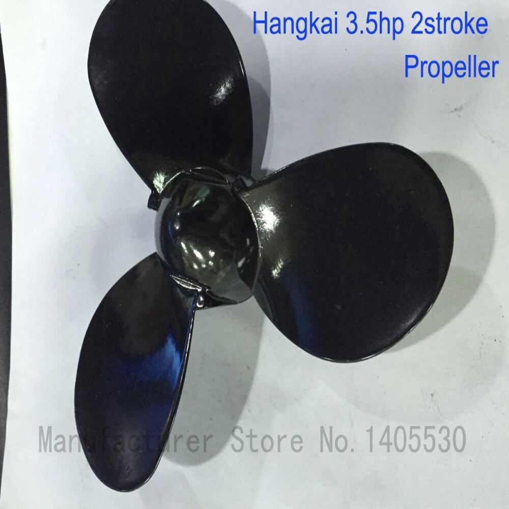 Hangkai Outboard Motor Aluminum Alloy Propeller 71/4x5-A For Hangkai 3.5hp 2 Stroke Water Cooled Outboard Motor