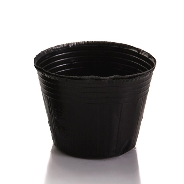 Berçário de plástico para plantas, vaso para mudas, saco de alimentação, suporte para jardim com 100 peças
