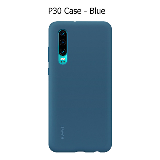 Caso Original Huawei P30 P30 Pro HUAWEI Oficial Capa Protetora De Silicone Líquido Microfibra Insided Huawei P 30 P 30Pro caso: Preto