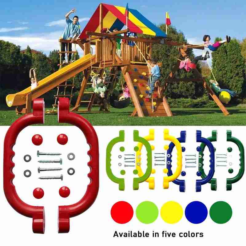 Sicherheit Rutschfeste Haltegriffe Montage Hardware- Bausätze für freundlicher freundlicher Spielplatz Klettergerüst Schaukel Spielzeug Zubehör
