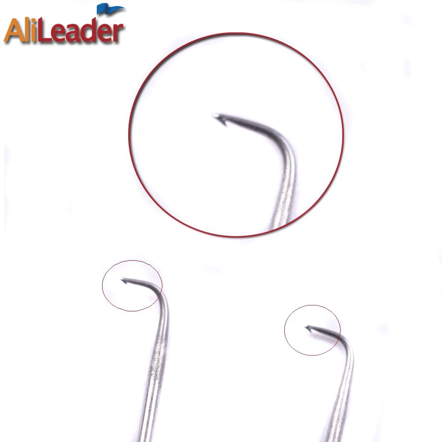 Ventilating Needle for Lace Wig - AliLeader Brass Ventilating Holder and 4  Different Size Stainless Steel Needles (1-1, 1-2, 2-3, 3-4) for Make/Repair