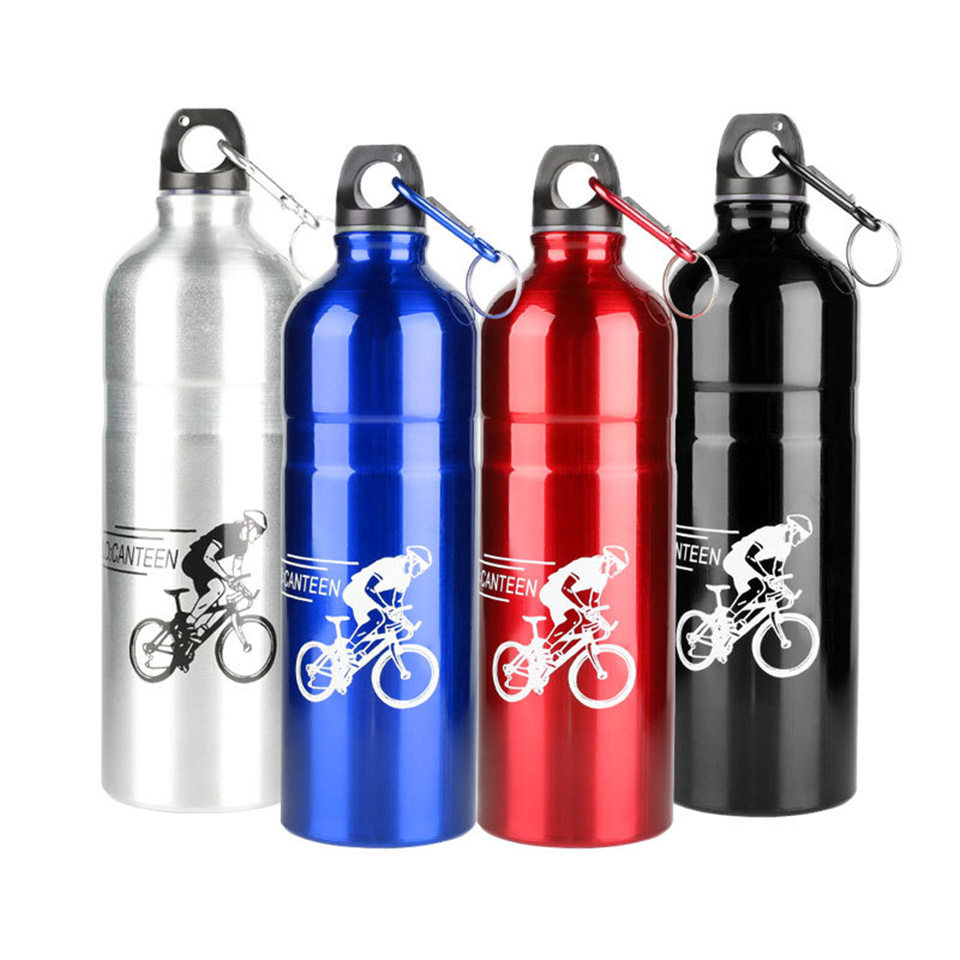 750Ml Roestvrij Aluminium Bidon Grote Capaciteit Metalen Fiets Waterfles Outdoor Mountain Racefiets Drinken Waterkokers
