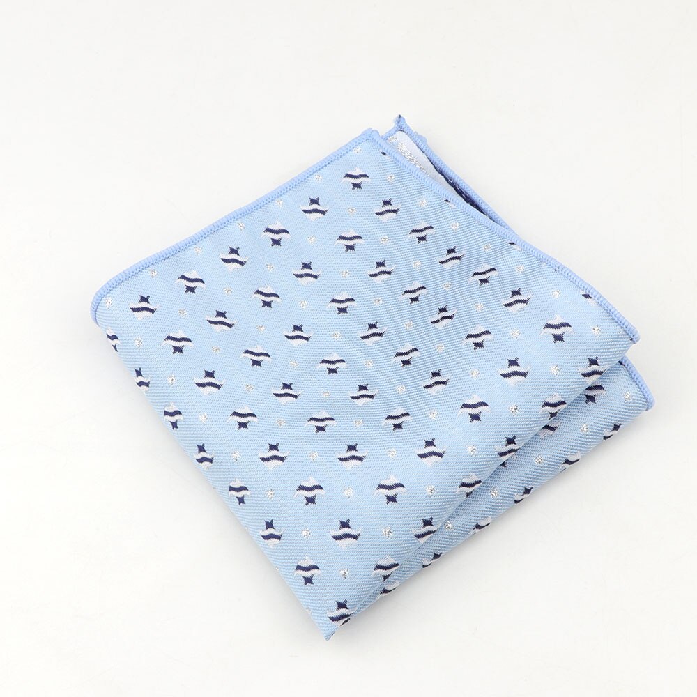 Mannen Polyester Zijden Zakdoek Pocket Plein Vintage Stof Zakdoeken Paraplu Auto Vis Vliegtuigen Fiets Borst Handdoek 23*23 cm: 2